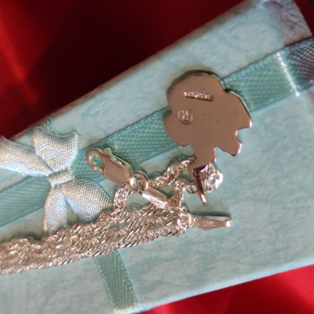 🐾.925 Paws to Your Heart Love Man's Best Friend Sterling Silver🐾 - Picture 8 of 9